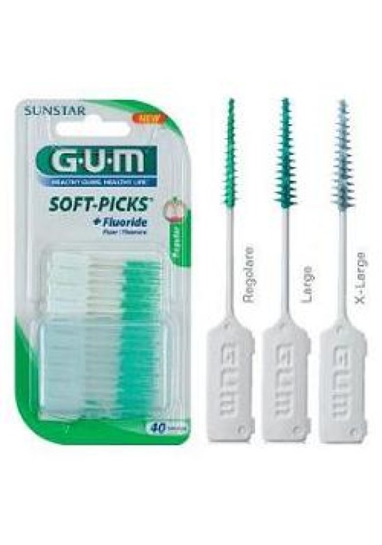 GUM SOFTPICKS SCOV GOM REG40PZ