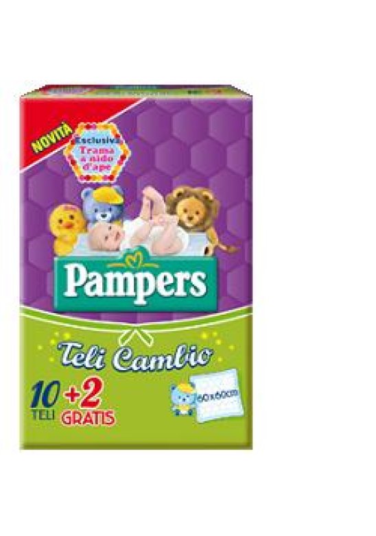 TELO CAMBIO PAMPERS 10+2PZ