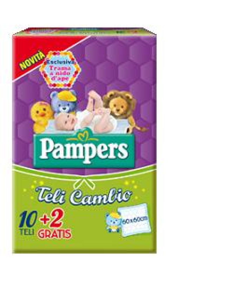 TELO CAMBIO PAMPERS 10+2PZ