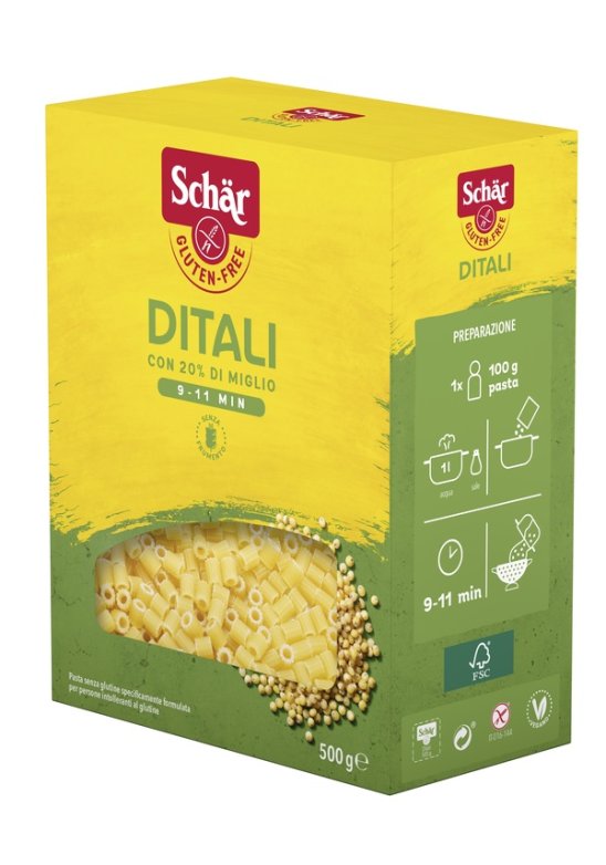 SCHAR DITALI S/GLUT 500G