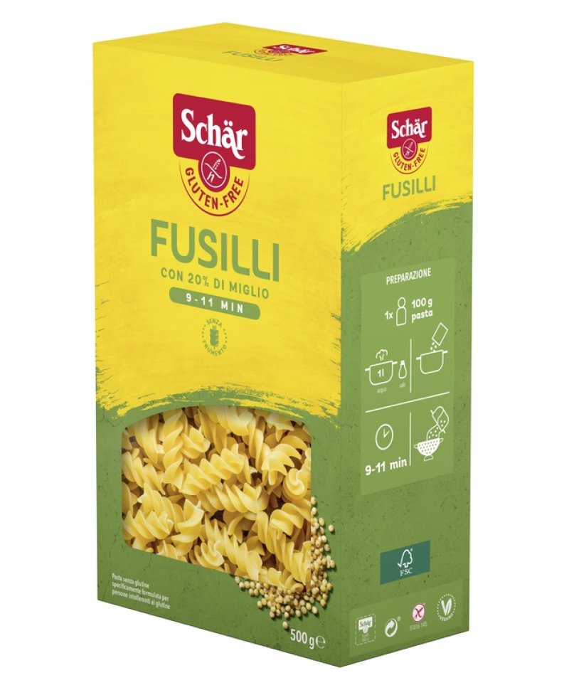 SCHAR FUSILLI S/GLUT 500G