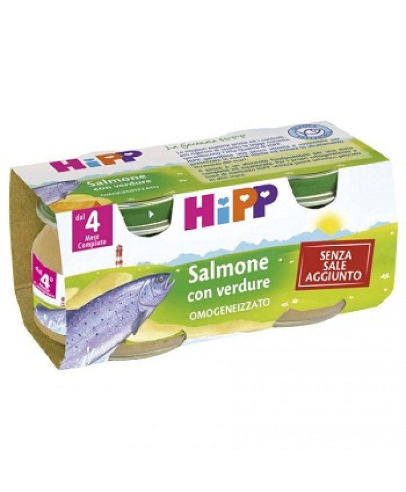 HIPP BIO OMO SALMONE VERD2X80G