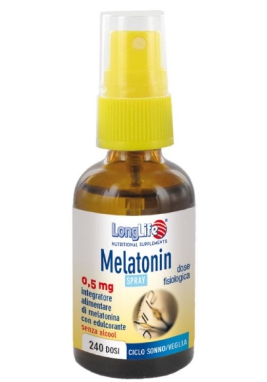 LONGLIFE MELATONIN SPRAY 0,5MG