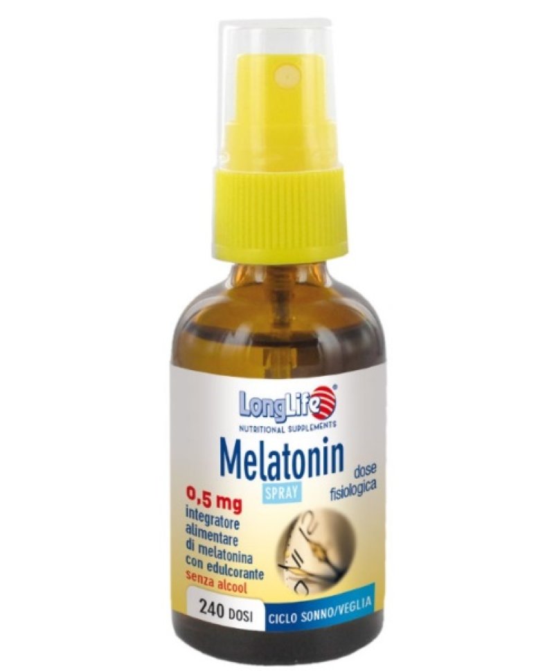 LONGLIFE MELATONIN SPRAY 0,5MG