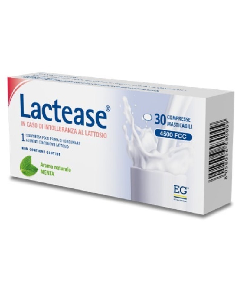 LACTEASE 4500 FCC MENTA 30 Compresse