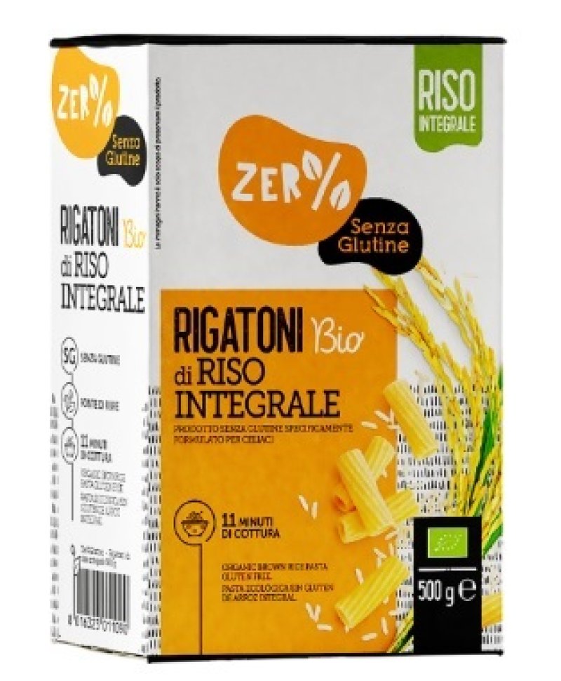 ZER% GLUTINE RIGATO RISO INTEG