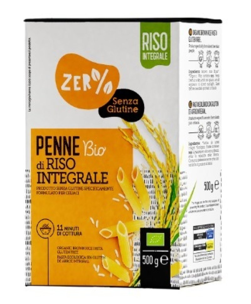 ZER% GLUTINE PENNE RISO INTEGR