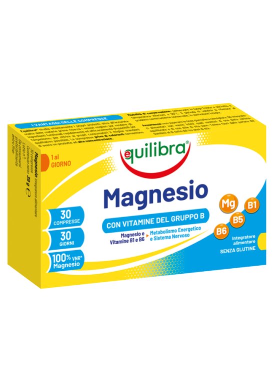 MAGNESIO C/VITAMINE B 30 Compresse