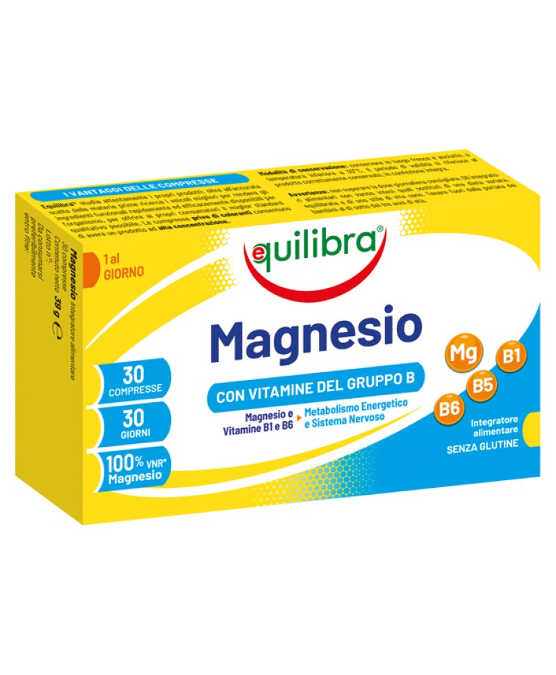 MAGNESIO C/VITAMINE B 30 Compresse