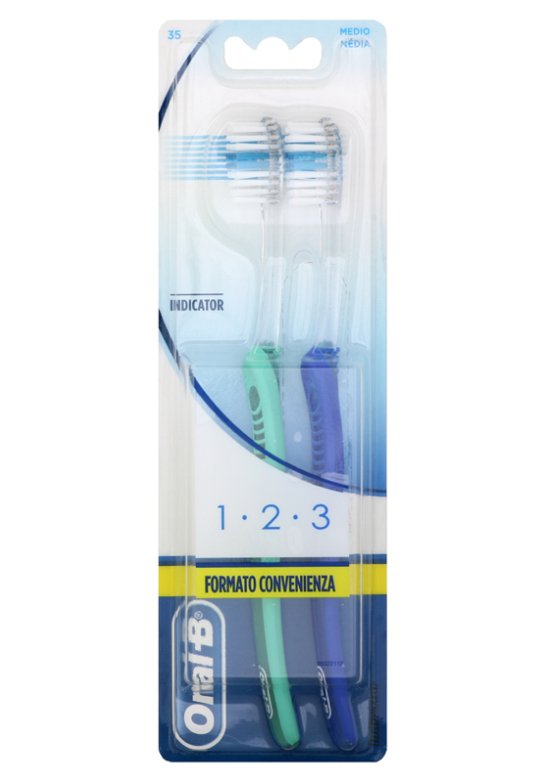 ORALB 123 INDICATOR SPAZZ 2PZ