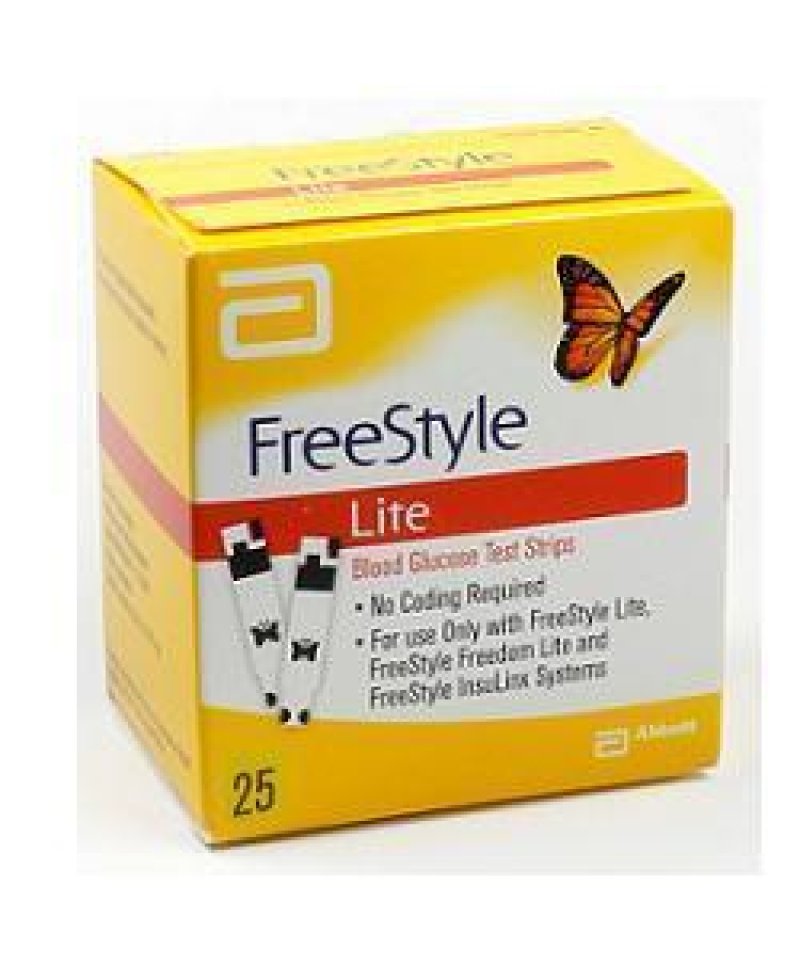 FREESTYLE LITE GLICEMIA 25STR