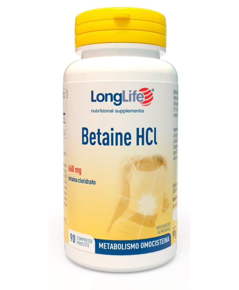 LONGLIFE BETAINE HCL 90 Compresse