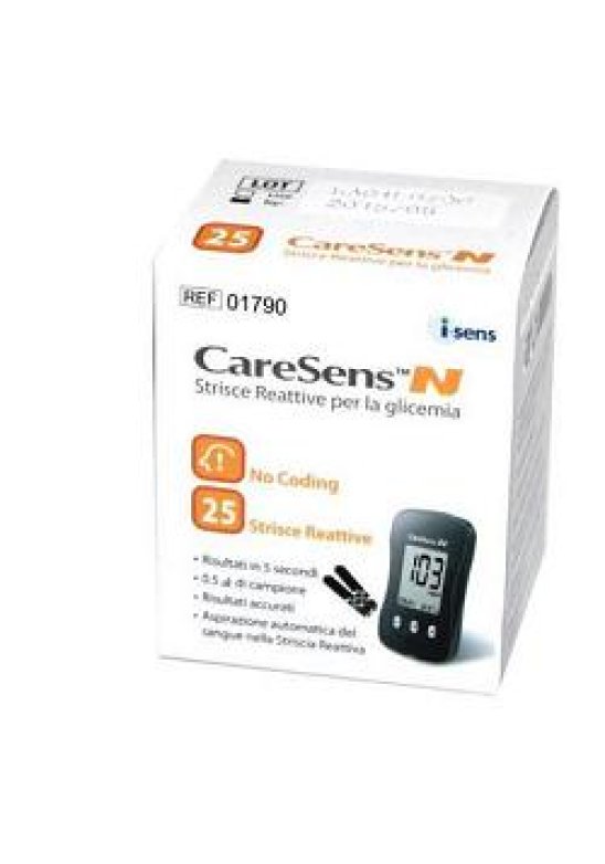 CARESENS N GLICEMIA 25STR