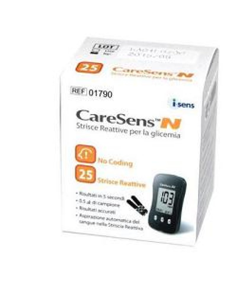 CARESENS N GLICEMIA 25STR