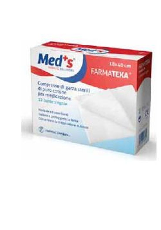 GARZA MEDS 12/8 18X40CM 12PZ