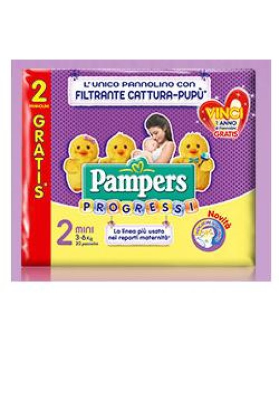 PAMPERS PROGRESSI MINI 28+2BUS