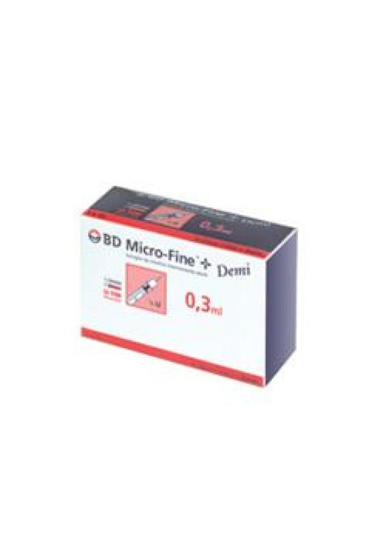 SIR INS BD DEMI 0,3ML G30 8MM