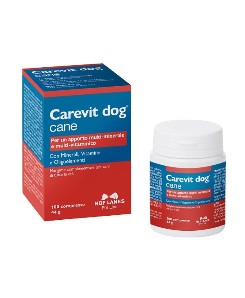 CAREVIT DOG MANGIME 100 Compresse