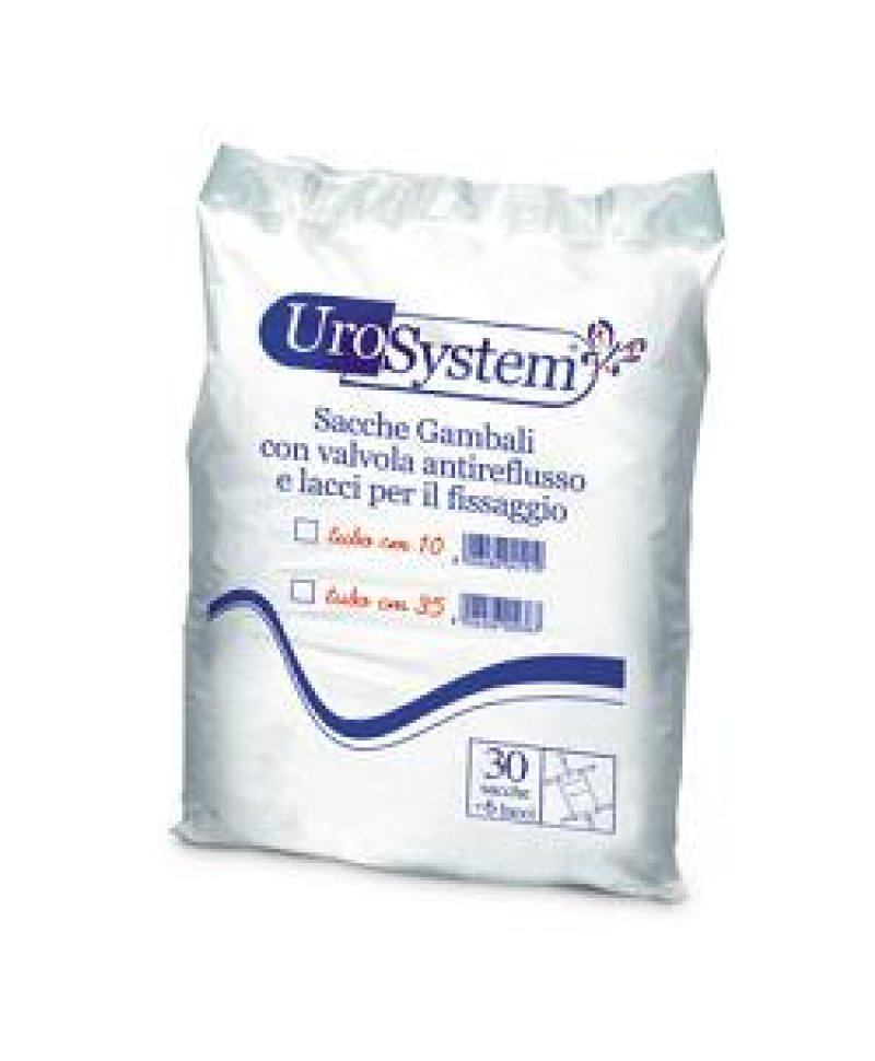 UROSYSTEM SAC GAMBA 10CM 30PZ