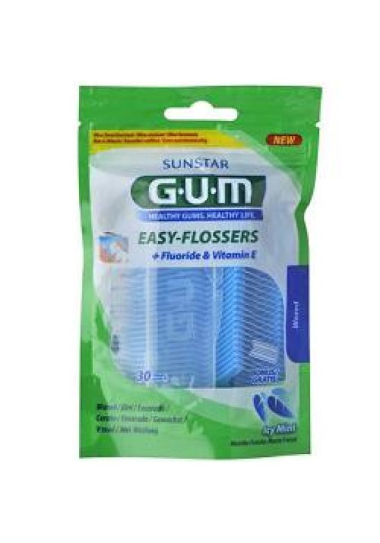 GUM EASY FLOSSERS FORCEL 30PZ