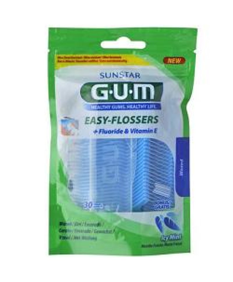 GUM EASY FLOSSERS FORCEL 30PZ