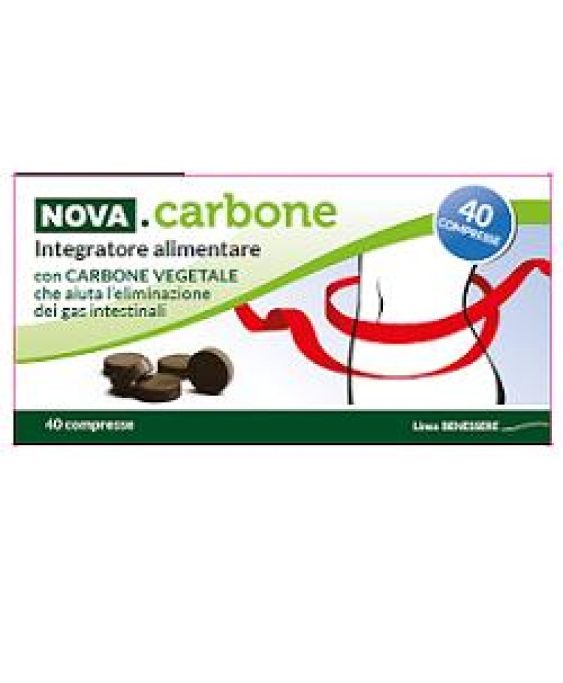 NOVA CARBONE VEGETALE 40 Compresse