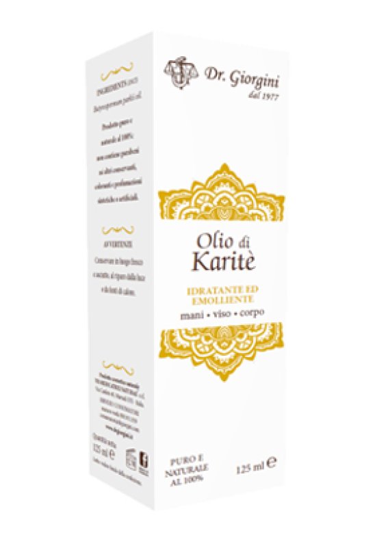 OLIO DI KARITE' 125ML GIORGINI