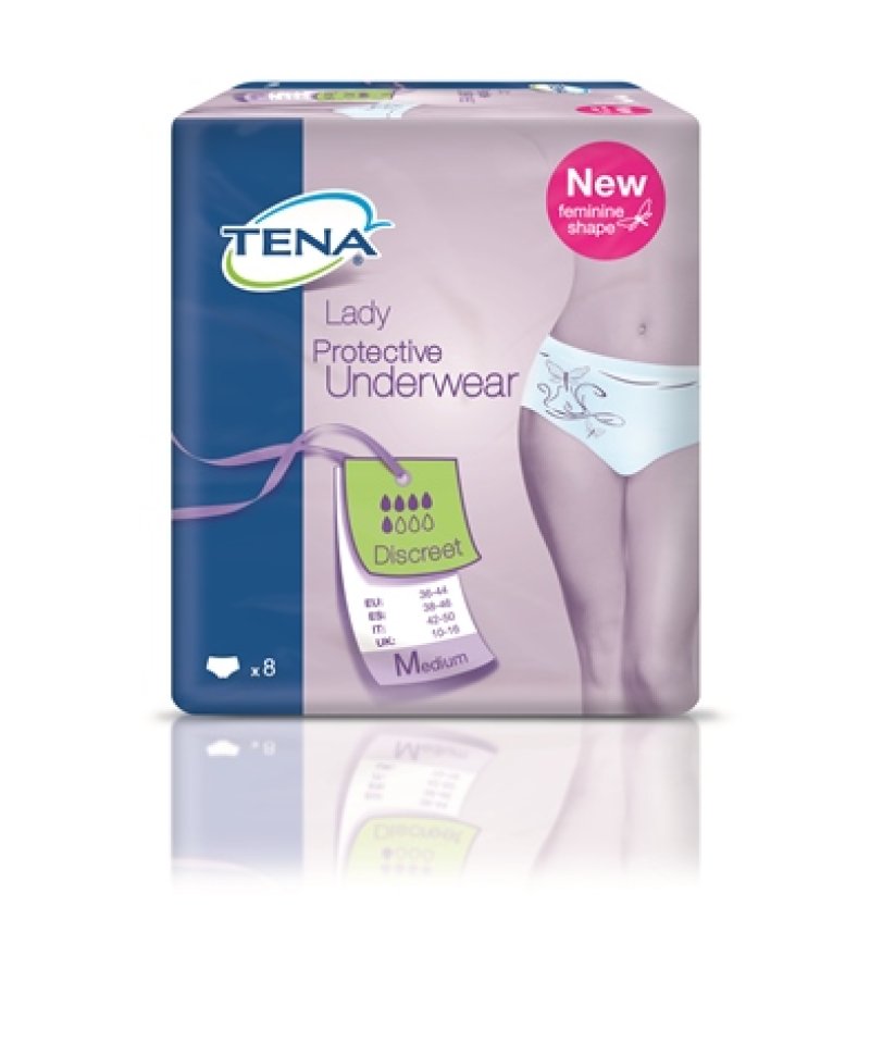 TENA PANTS DISCREET PANN M 8PZ
