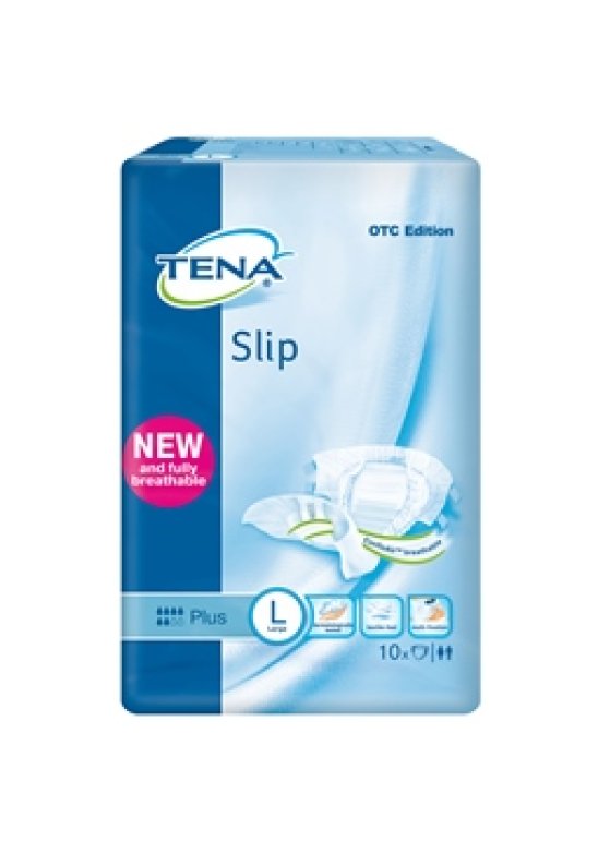 TENA SLIP PLUS PANN L 10PZ