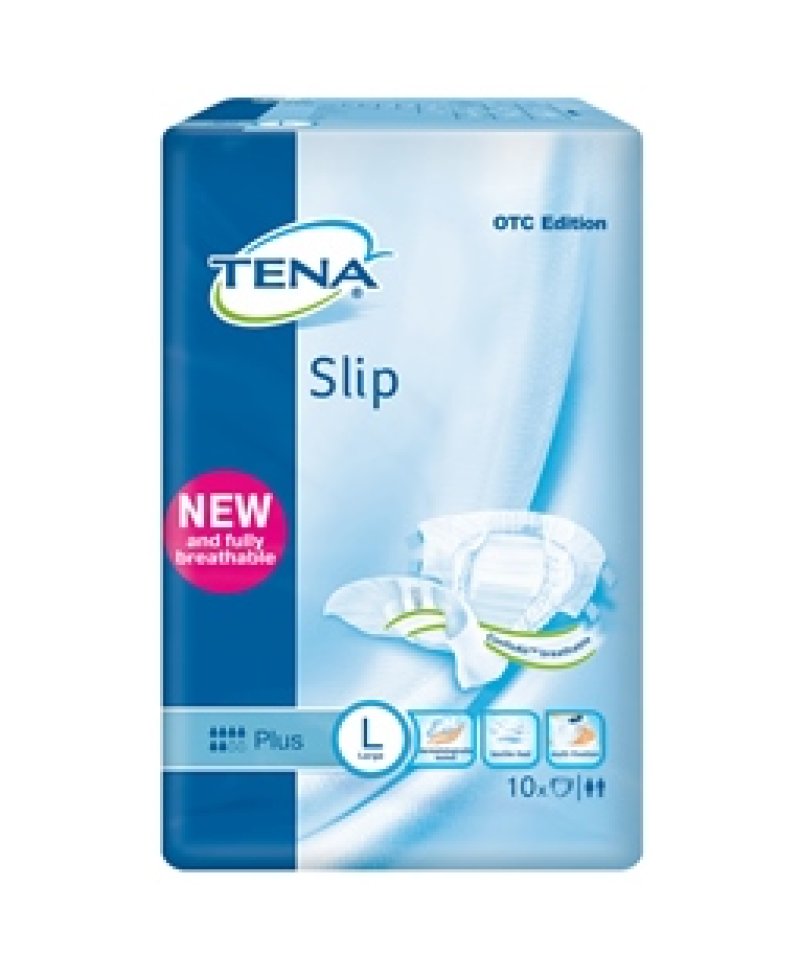 TENA SLIP PLUS PANN L 10PZ