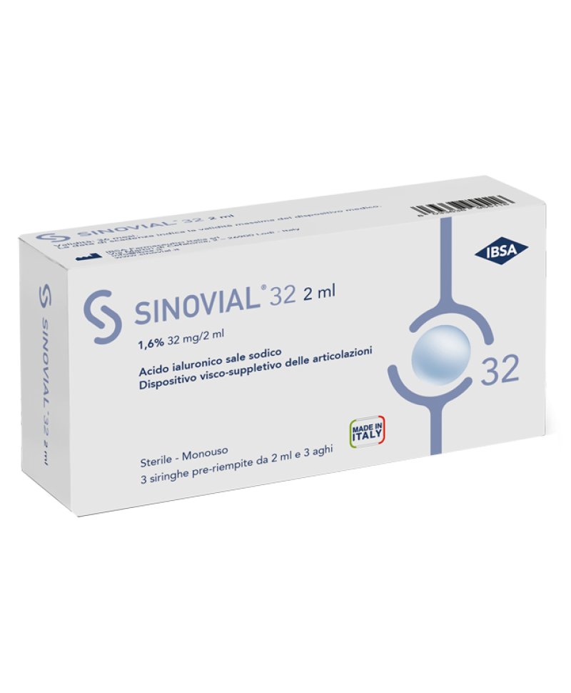 SINOVIAL 32 SIR 1,6% 2ML 3PZ