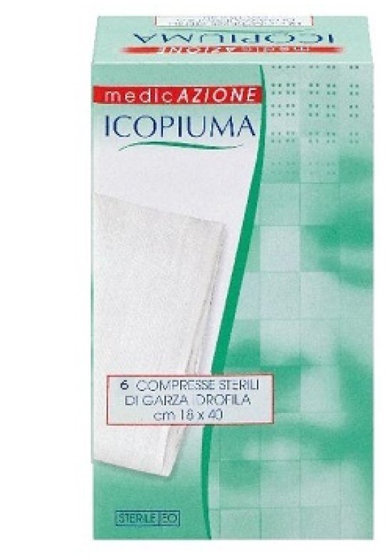 GARZA  Compresse ICOPIUMA 18X40 6PZ