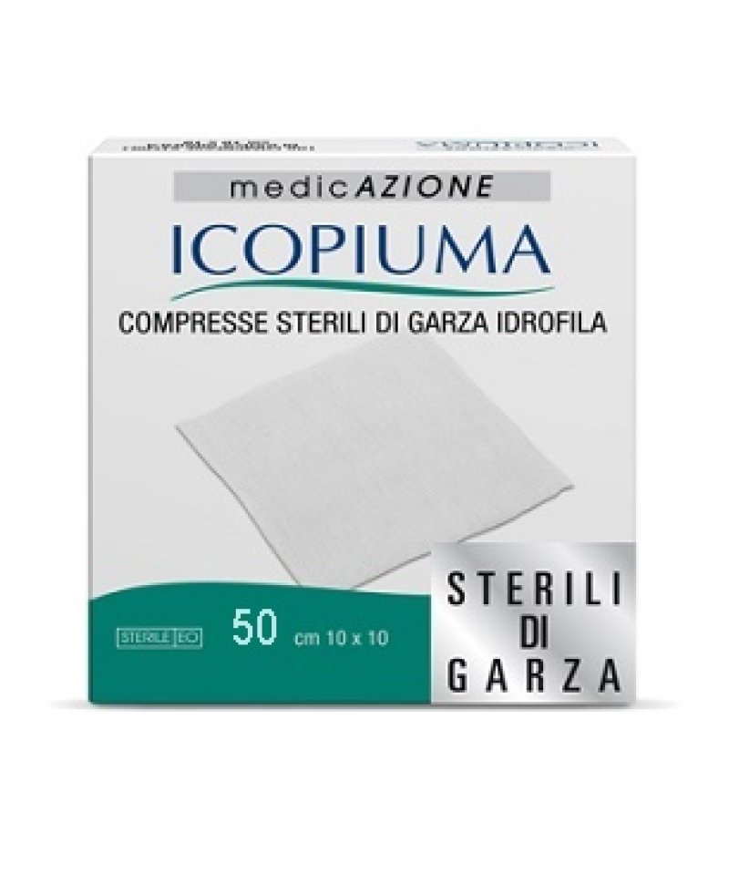 GARZA ICOPIUMA 10X10CM 50PZ