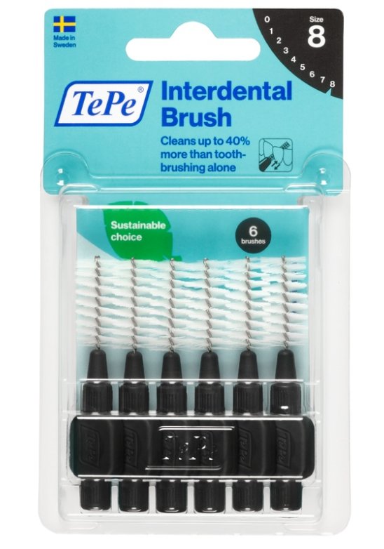 TEPE SCOV BRUSH 1,5MM NERO 6PZ 1