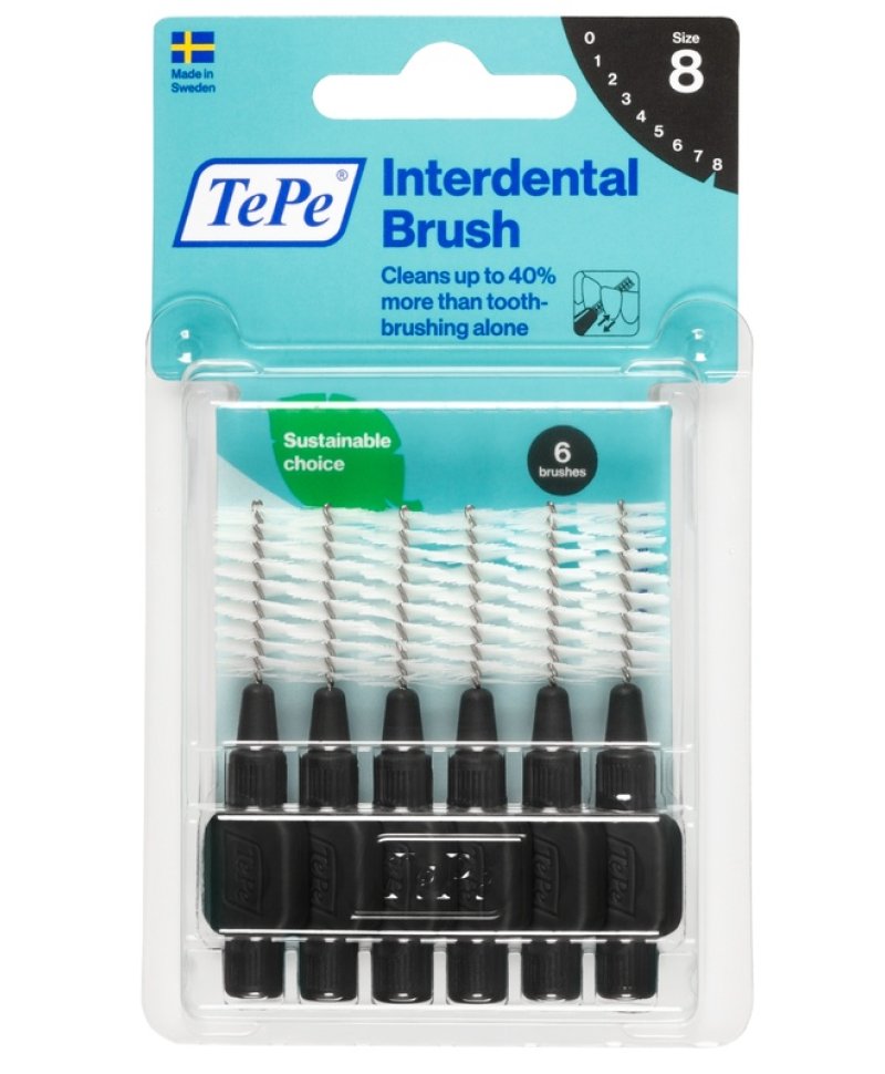 TEPE SCOV BRUSH 1,5MM NERO 6PZ 1