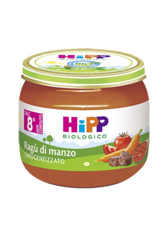 HIPP BIO SUGO RAGU MANZO 2X80G