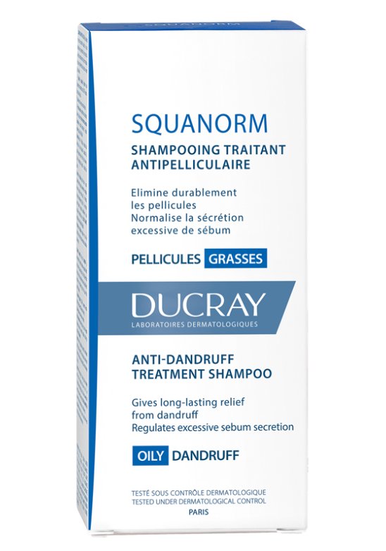 SQUANORM FO GR SH 200ML DUCRAY