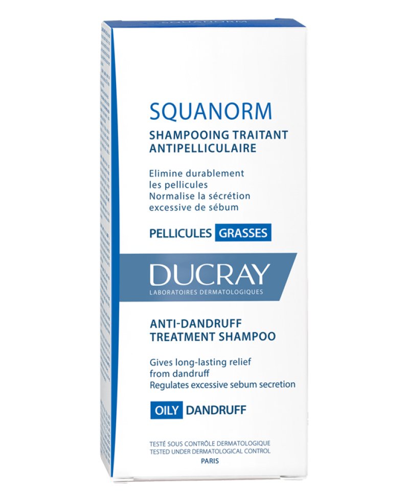 SQUANORM FO GR SH 200ML DUCRAY