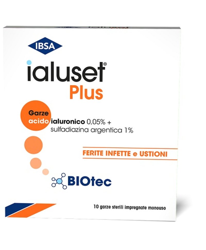 IALUSET PLUS GARZA 10X10CM 10P