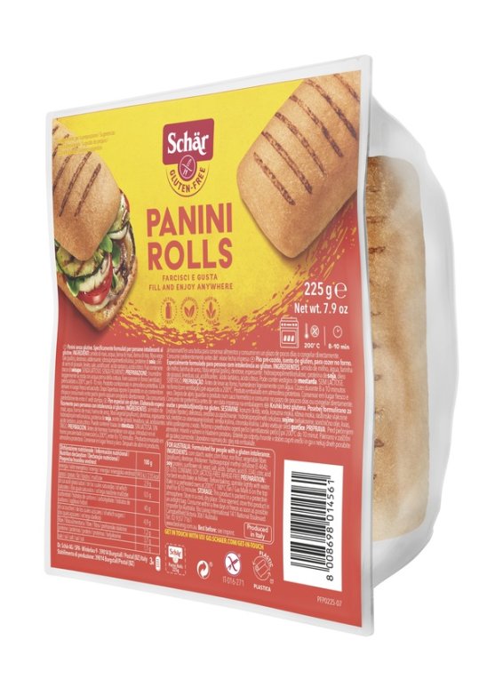 SCHAR PANINI ROLLS 3X75G