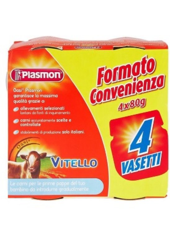 PLASMON OMOG VITELLO  4X80G