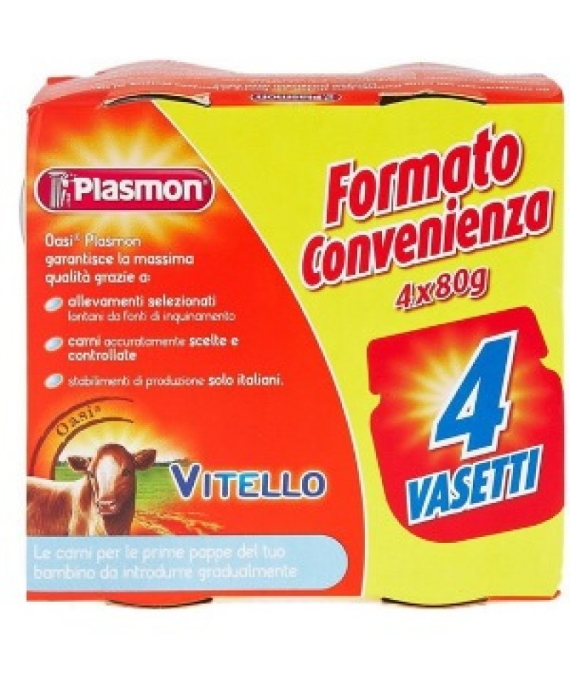 PLASMON OMOG VITELLO  4X80G