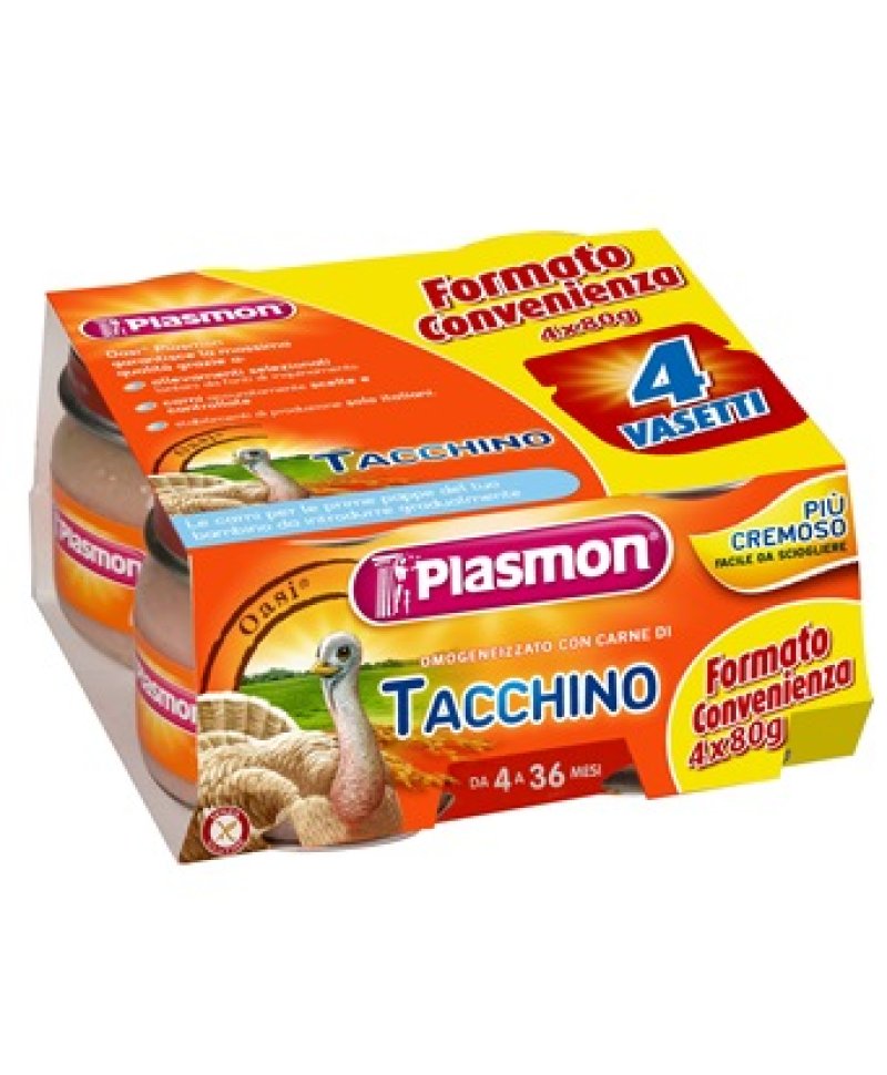 PLASMON OMOG TACCHINO 4X80G