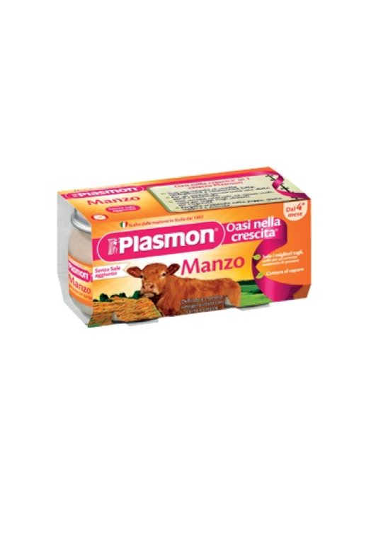 PLASMON OM MANZO 4X80G