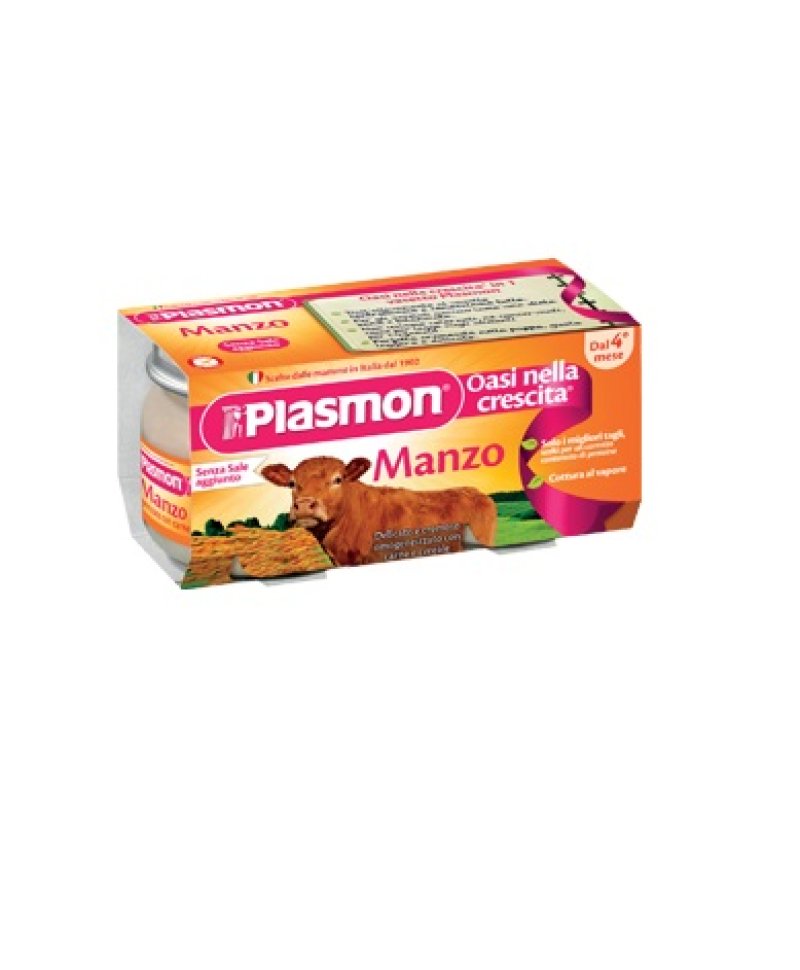 PLASMON OM MANZO 4X80G