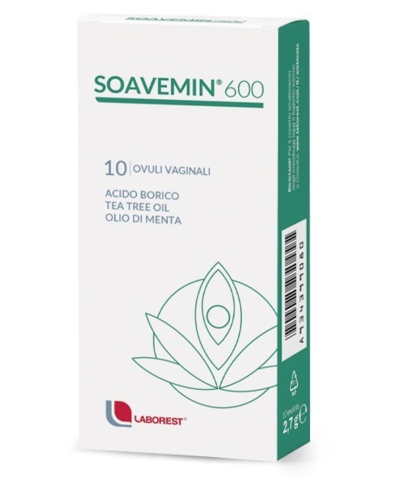 SOAVEMIN 600 10OV VAGINALI