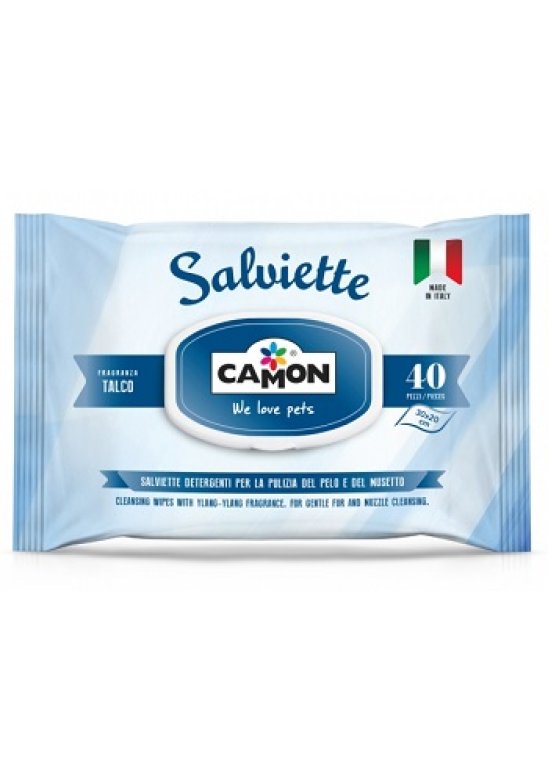 SALVIETTE PROFUMO TALCO 40PZ