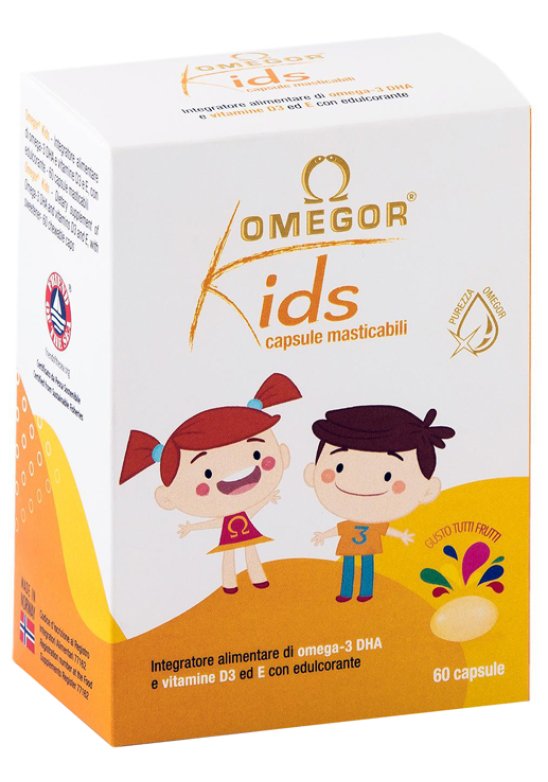 OMEGOR KIDS 60 Capsule MASTICABILI