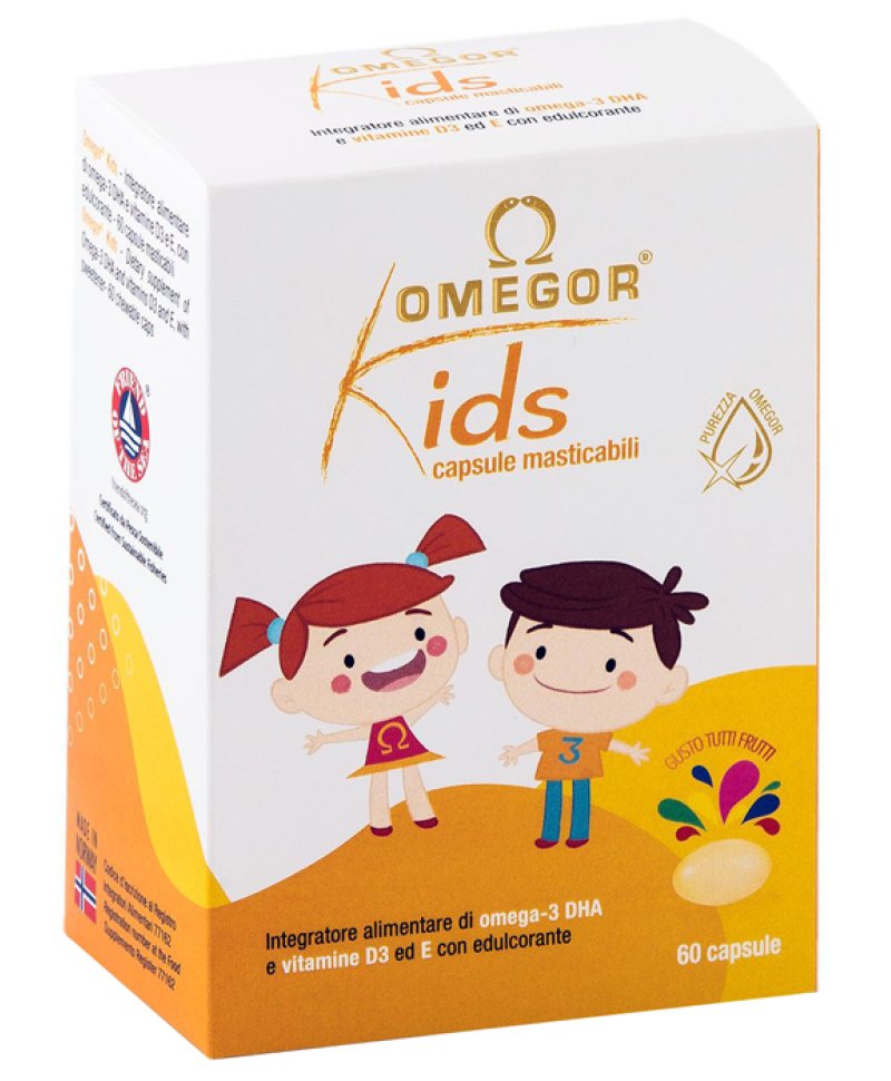 OMEGOR KIDS 60 Capsule MASTICABILI