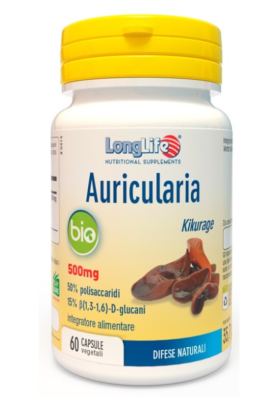 LONGLIFE AURICULARIA BIO 60CPS